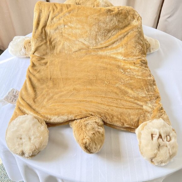 FAO Schwarz Toys R Us Kids Plush Sleeping Bag Patrick The Pup Great Condition - Picture 6 of 12